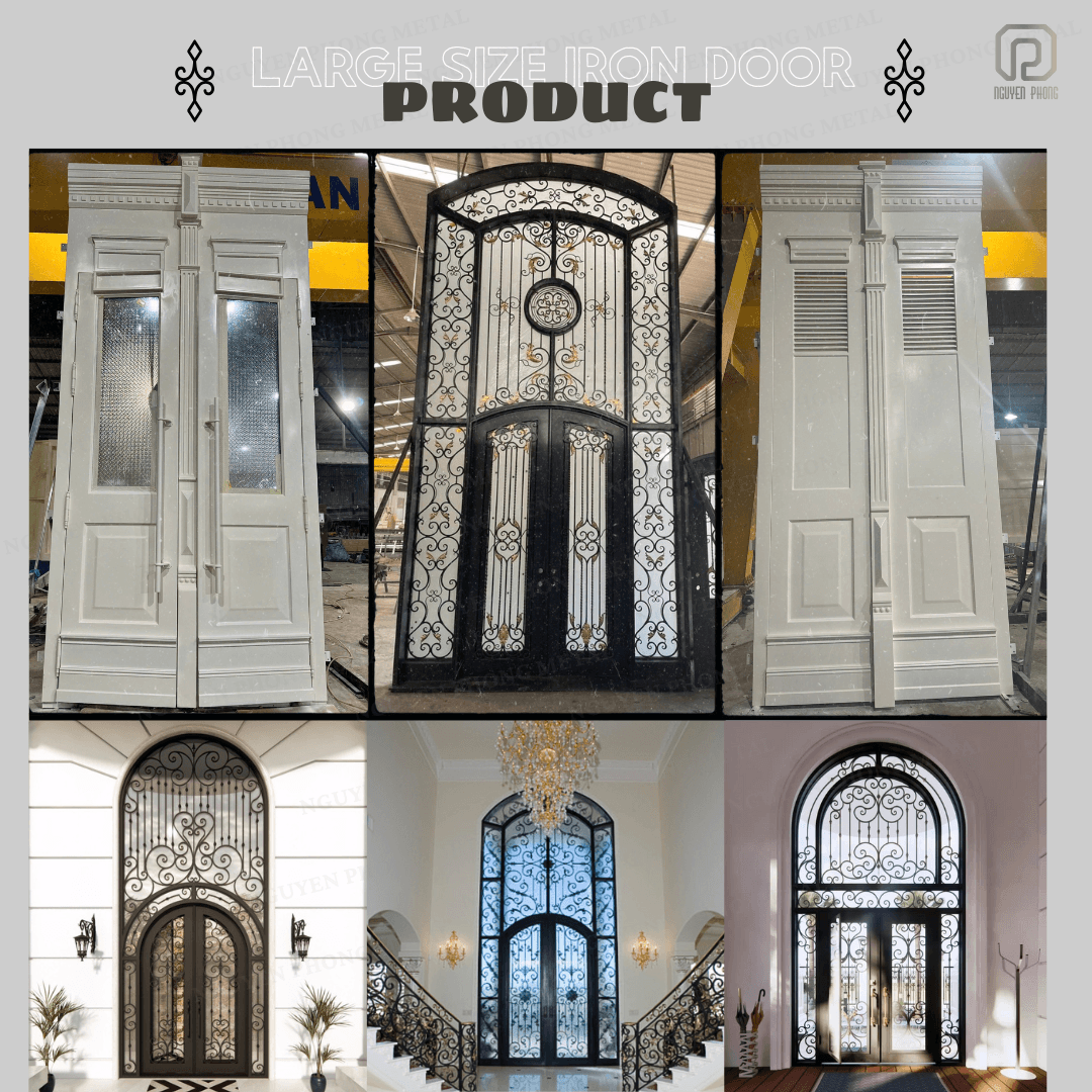 Large Iron Doors For Classy Entrances – Architectural Elegance by Nguyen Phong Metal