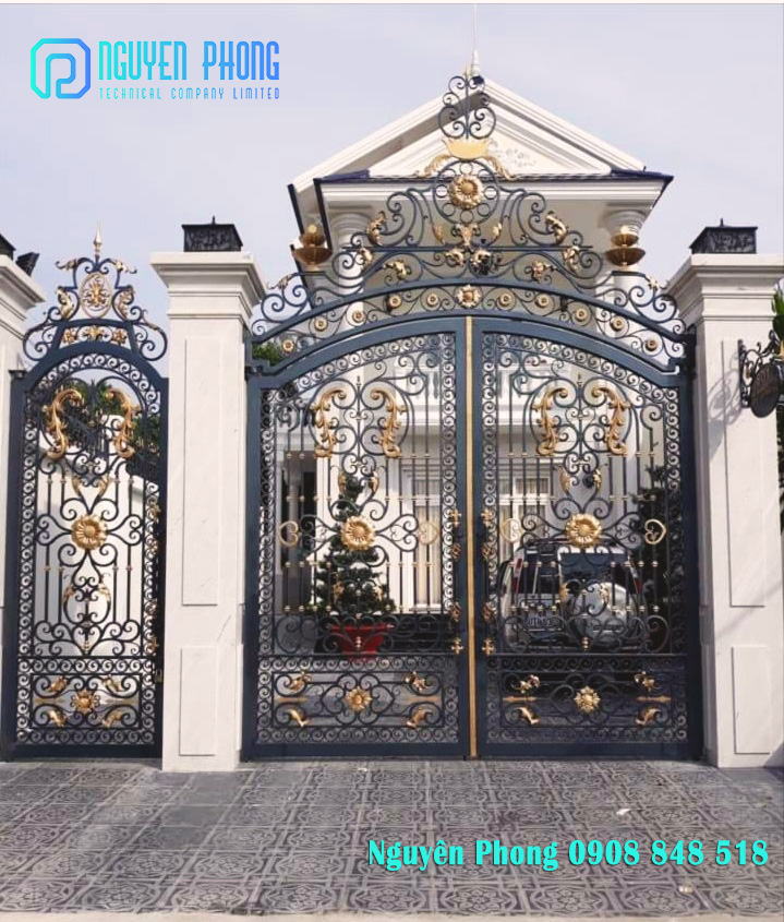 TOP 40 MODELS OF WROUGHT IRON GATES – CLASSIC WROUGHT IRON GATE FOR ...