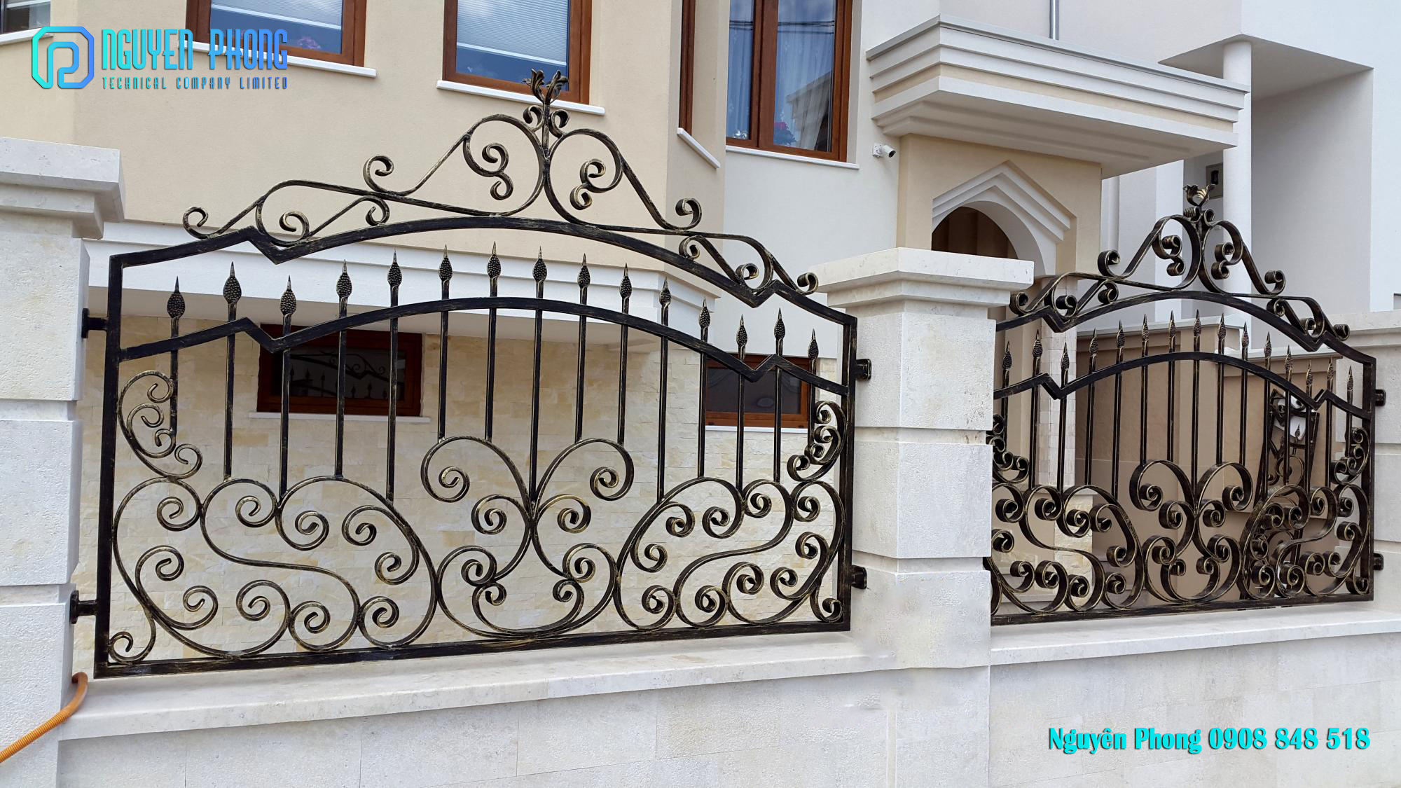 40 CLASSIC WROUGHT IRON FENCES, DECORATIVE GARDEN FENCE PANELS - THE ...